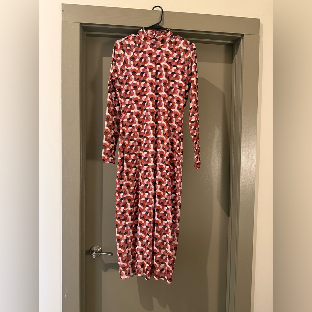 Anthropologie Geometric Bodycon Dress